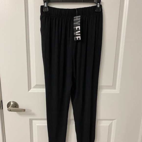 HYFVE 2-PC LOUNGE SET Short Sleeve Shirt and Comfy Cozy Pants. BLACK. SMALL. - Picture 3 of 10